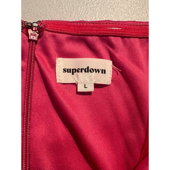 Superdown Dress Pink Strapless Mini Hoco Formal Party Sexy Flirty Occasion Girly - Picture 5 of 6